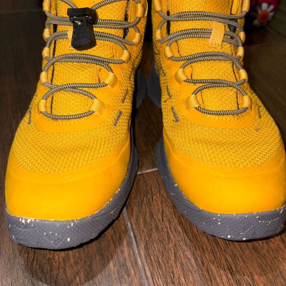 REI Youth Yellow & Gray Hiking Boots